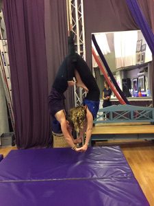 Double Aerial Trapez Buddy Training Kontakt