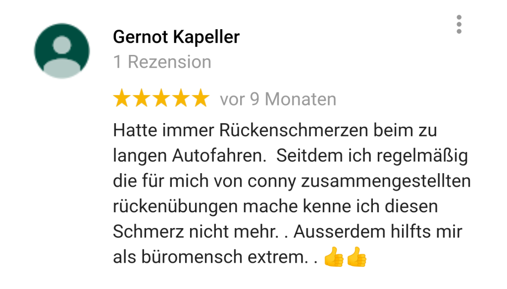 Feedback Gernot