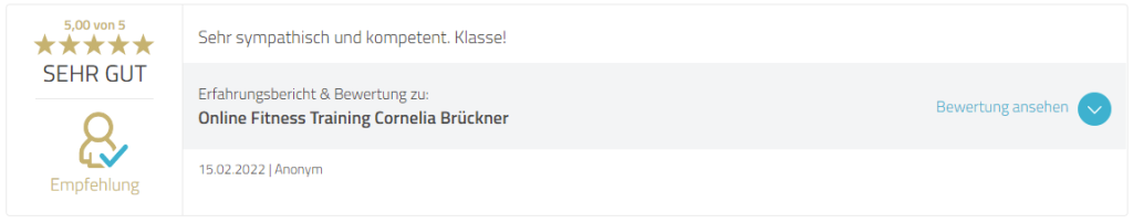 Feedback Jörg